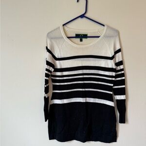 C. Wonder Black and White Striped Sweater